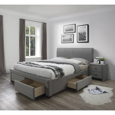 Bed MODENA 180, GRAY